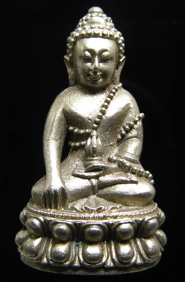 พระกริ่งบารมี 80 สมเด็จญาณฯ วัดบวรฯ หมายเลข 160 เนื้อทองขาว พร้อมกล่องเดิม