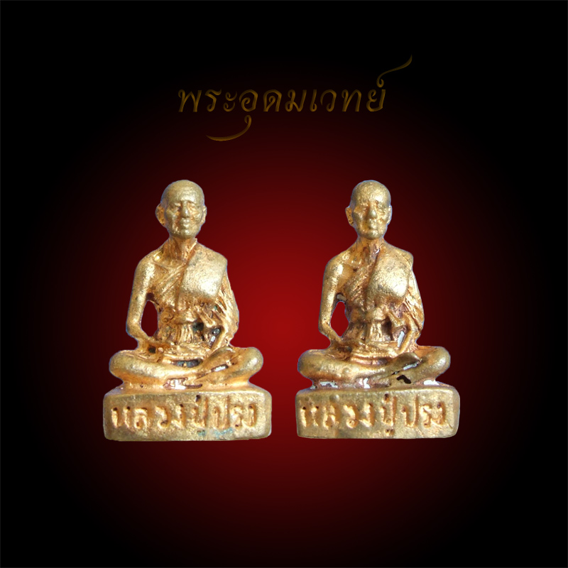 หลวงปู่ปรง วัดธรรมเจดีย์ สิงห์บุรี (สายหลวงพ่อกวย) รูปหล่อลอยองค์ รุ่น มงคล ๙ !!! เคาะเดียว !!!