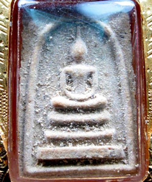 สมเด็จคะแนนหลังยันต์เฑาะว์ หลวงปู่ทิมปลุกเสก ปี15 เลี่ยมทอง
