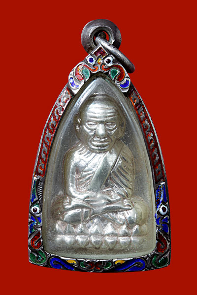 หลวงปู่ทวดวัดช้างให้เตารีดพิมพ์ A เลื่อนสมณศักดิ์ปี49 เนื้อเงินหมายเลข 57