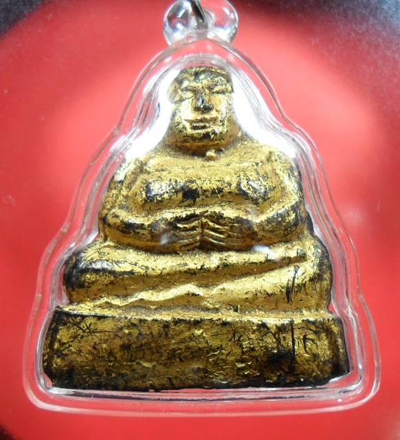 พระสังกัจจายน์ เนื้อดินรักษ์ทองเดิม