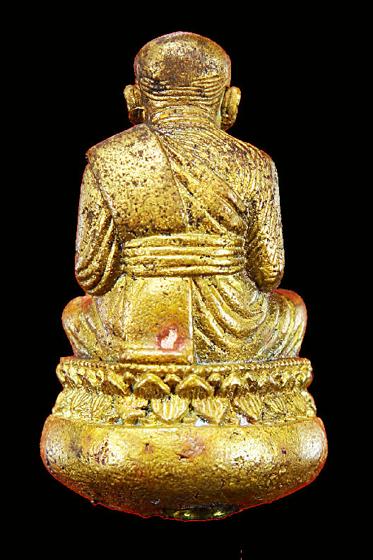 หลวงปู่ทวด พิมพ์เบ้าทุบมหาลาภ เนื้อทองทิพย์ รุ่นกฐิน วัดช้างให้ ปี 2540 สร้าง 2999 องค์ครับ