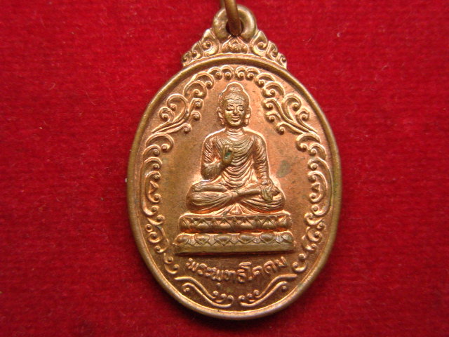 "จ่าสันต์" แดงเคาะเดียว/เหรียญพระพุทธโคดม  หลังปู่ทวดรอด