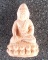 พระกริ่งหลวงปู่บุดดา เนื้อผงแป้งเสก ก้นปั๊มตรายางหมึกแดง  ปี2536 (องค์ที่2)เคาะเดียวเบาๆ