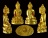 พระกริ่งเฉลิมพล เนื้อทองทิพย์ รุ่นสร้างโรงพยาบาลโคกโพธิ์ วัดช้างให้ ปี 2539 พร้อมกล่องเดิม