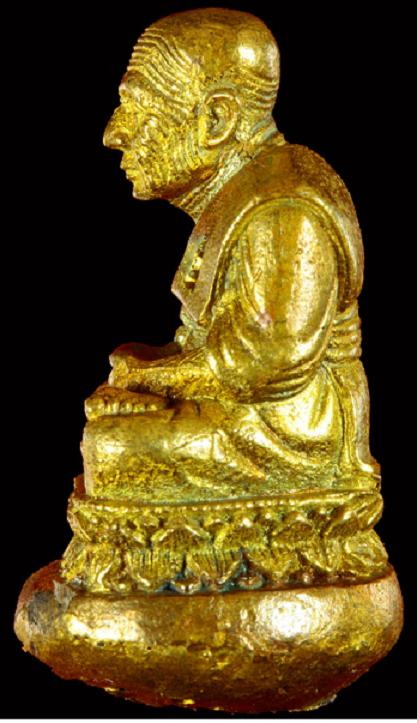 หลวงพ่อทวดเบ้าทุบรุ่นแรกวัดช้างไห้ปี40เนื้อทองทิพยรุ่น*มหาลาภ*บรรจุผงว่านรุ่นแรกปีพ.ศ.2497ของพระอาจา