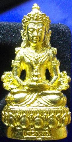 พระกริ่งเจริญพร 89 หลวงปู่คำบุ ปี 54 เนื้อทองทิพย์ พร้อมกล่อง เคาะเดียวแดง 5