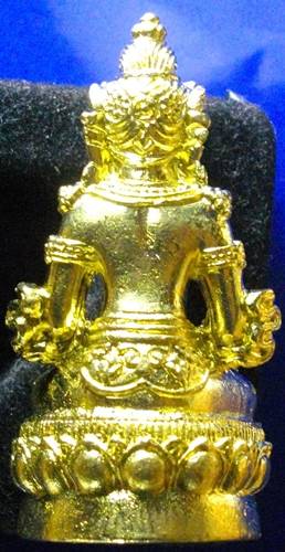 พระกริ่งเจริญพร 89 หลวงปู่คำบุ ปี 54 เนื้อทองทิพย์ พร้อมกล่อง เคาะเดียวแดง 5