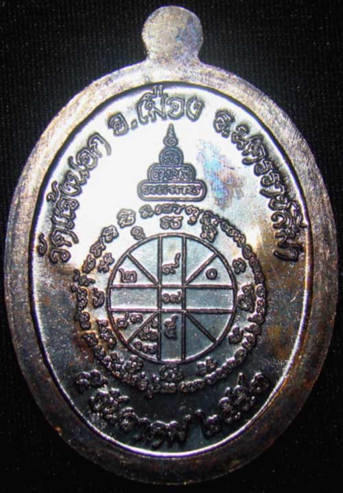 เหรียนหลวงพ่อคูณ รุ่นอายุยืน เบอร์ 363 ครี่งองค์เนื้อทองแดงรมดำ แจกทาน 5 โค๊ต ออกวัดแจ้งนอก