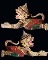 หนุมานหลวงปู่บุญ พิมพ์วันทาลงสีฝุ่นเก่า