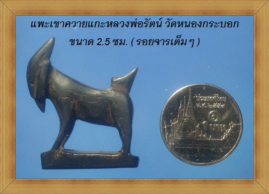 แพะเขาควายแกะหลวงพ่อรัตน์ วัดหนองกระบอก ( จารเต็ม )