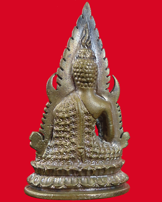 พระพุทธชินราชหลวงปู่บุญมี เนื้อนวะโลหะ
