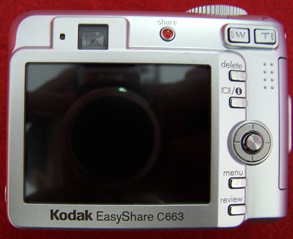 กล้องดิจิตอลKodak c663 *ใช้ถ่าน2A*เมนูอังกฤษ*ความละเอียด6.1ล้าน*แถมเมมโมรี่1GB*