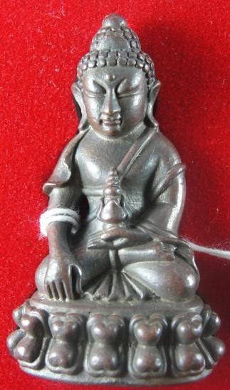 สัมฤทธิ์รมดำ ++++ถูกกว่านี้ไม่มีแล้ว++++พระกริ่งอายุ วรรณโน สุขัง พลัง โค้ต+เลข+กล่องเดิมๆครับ วัดสุ