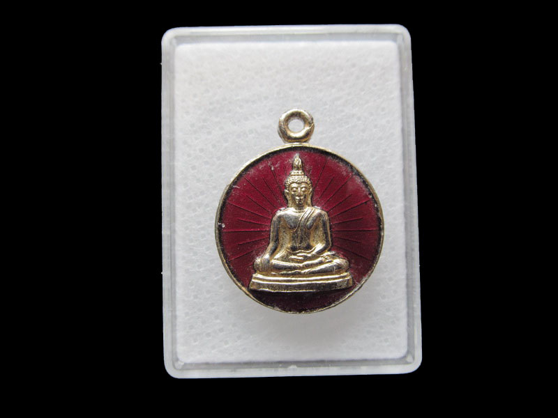 เหรียญลงยาพระพุทธ วัดคณิกาผล งานผูกพัทธสีมา ปี 2525 001/05.. เริ่ม20บาท/ T.050