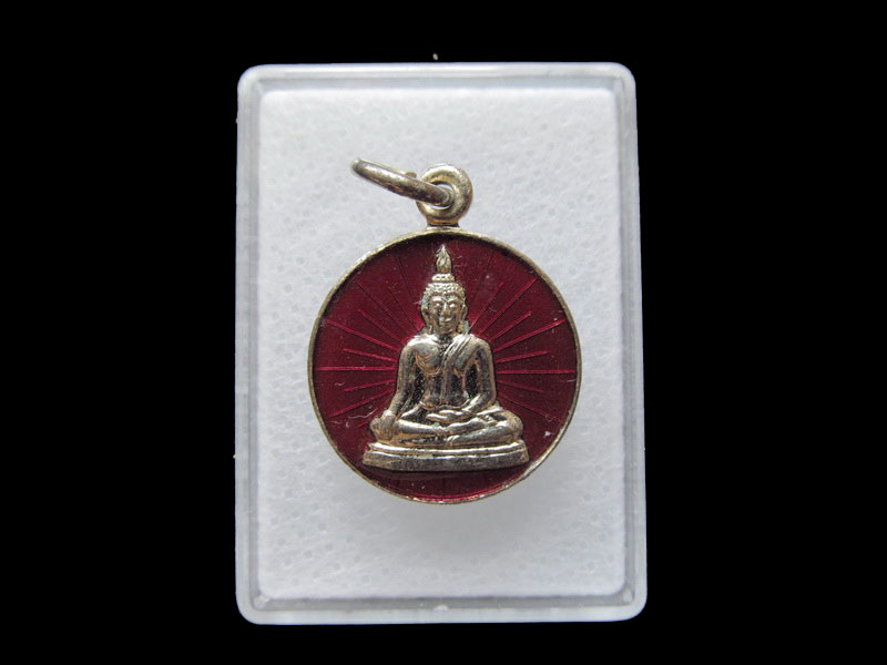 เหรียญลงยาพระพุทธ วัดคณิกาผล งานผูกพัทธสีมา ปี 2525 004/05.. เริ่ม20บาท/ T.053