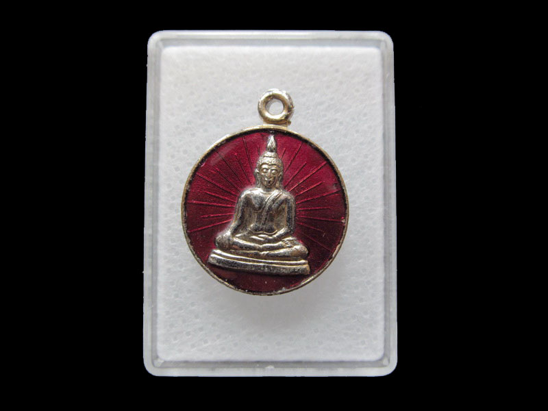 เหรียญลงยาพระพุทธ วัดคณิกาผล งานผูกพัทธสีมา ปี 2525 002/05.. เริ่ม20บาท/ T.051