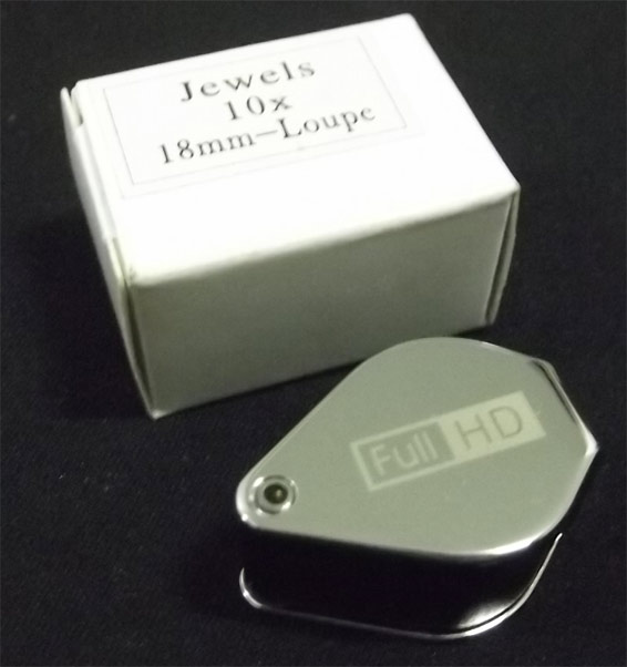 เลนส์ดีมากNikon หน้าเลนส์กว้าง18mmส่องสบาย เลนส์ 2ชั้นแบบdoublet Nikon Jewels Loupe