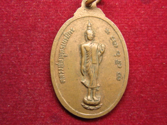 "จ่าสันต์" แดงเคาะเดียว/เหรียญพระพนมเจติยานุรักษ์(จูม)  หลังหลวงพ่อพุทธเนรมิตร วัดมรุกขาราม  นครพนม