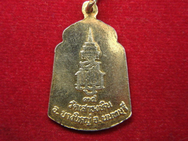 "จ่าสันต์" แดงเคาะเดียว/เหรียญพระป่าเลไลย์  วัดเสาธงหิน  นนทบุรี  ปี ๒๕๓๔