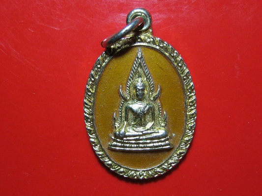 พระพุทธชินราช หลังอกเลา ลงยา