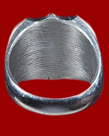 แหวนล๊อคเก็ต หลวงพ่ออุตตมะ แสตนเลสหน้าทองคำ ตอกโค๊ตเลข 7 