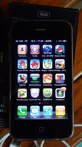 iPhone 3G 16 GB ของแท้ สีดำ