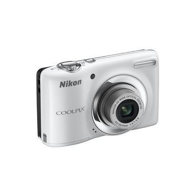 สินค้าใหม่ กล้องดิจิตอล Nikon COOLPIX L25 สีขาว 10.1 ล้านพิกเซล แถม SD 2.0 GB+BAG