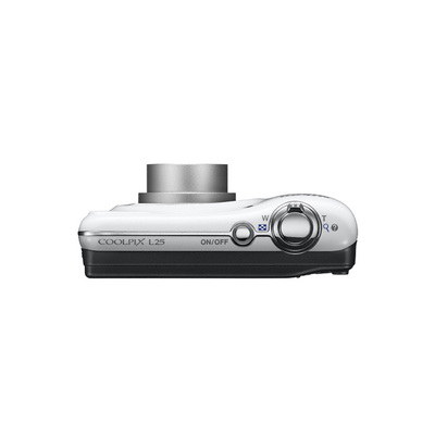 สินค้าใหม่ กล้องดิจิตอล Nikon COOLPIX L25 สีขาว 10.1 ล้านพิกเซล แถม SD 2.0 GB+BAG