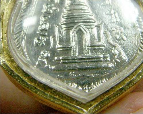 หลวงปู่ทวด พุฒซ้อน ปี 2511 หูขีด วงเดือนหลังเลข ๕ (นิยม) อัลปาการ์ชุบ นิกเกิ้ล ผิวสวยสุดๆ 
