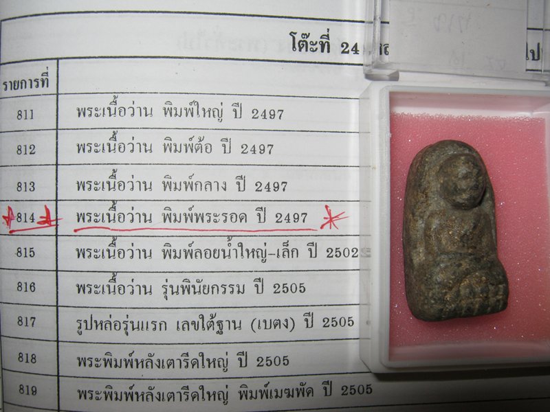 หลวงปู่ทวดพิมพ์พระรอดหน้าใหญ่