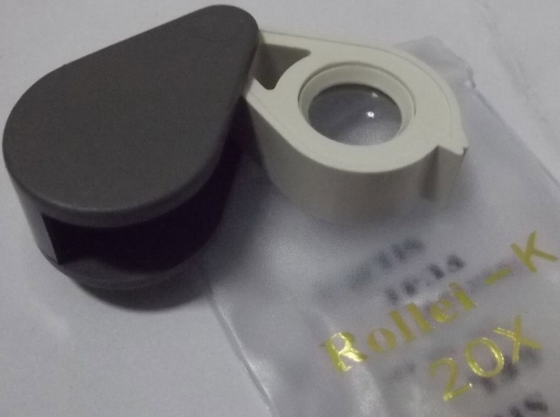 สุดยอดเลนส์ส่องเจาะ เลนส์เยอรมันเคลือบมัลติโค้ตผิวม่วง Rollie-K 20ๆส่องเจาะเพชร