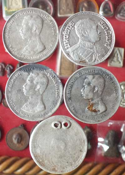 เหรียญ ร.5 รวม4เหรียญ ร.6 1เหรียญ