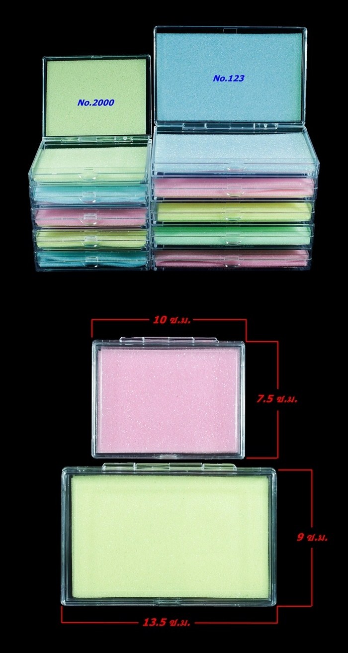 กล่องอะคริลิคใส่พระ 2 รุ่น 2 ขนาด (No.2000+No.123) รวม 10 ใบ ราคา 230 บาทถูกจริงๆ