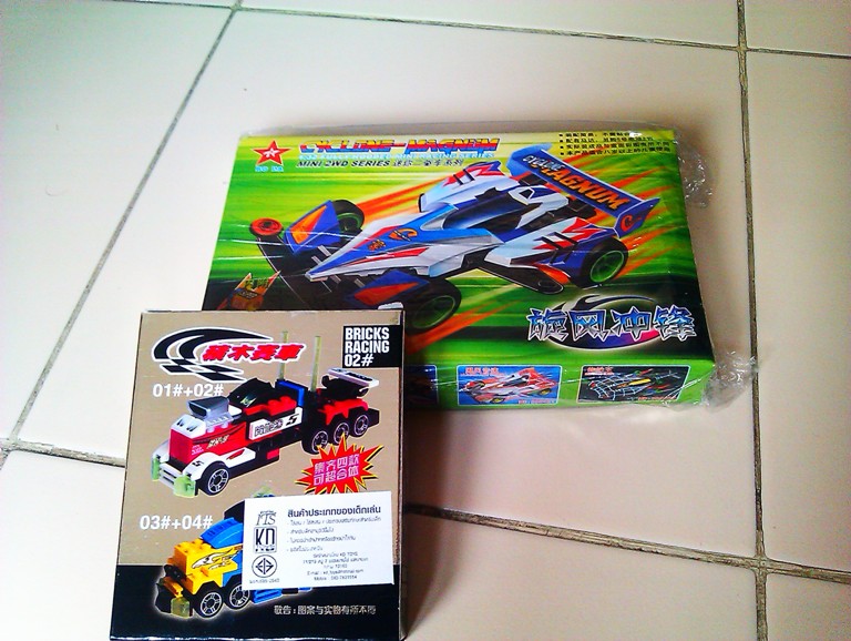 รถประกอบ ตามไอเดีย แบบ เลโก้ + รถแข่ง speed มาเป็นคู่จร้าาาา