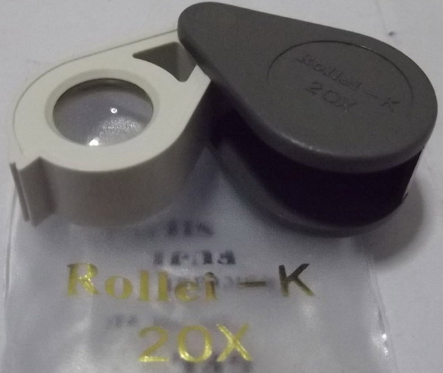 สุดยอดเลนส์ส่องเจาะ เลนส์เยอรมันเคลือบมัลติโค้ตผิวม่วง Rollie-K 20ๆส่องเจาะเพชร