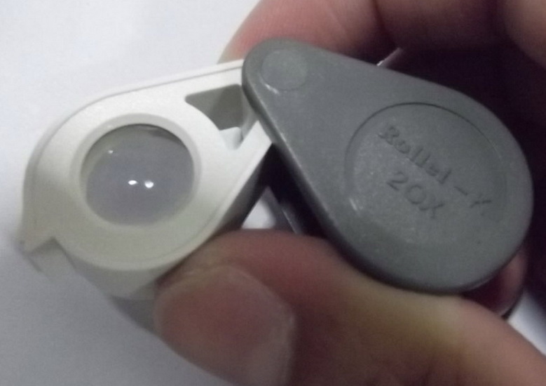 สุดยอดเลนส์ส่องเจาะ เลนส์เยอรมันเคลือบมัลติโค้ตผิวม่วง Rollie-K 20ๆส่องเจาะเพชร