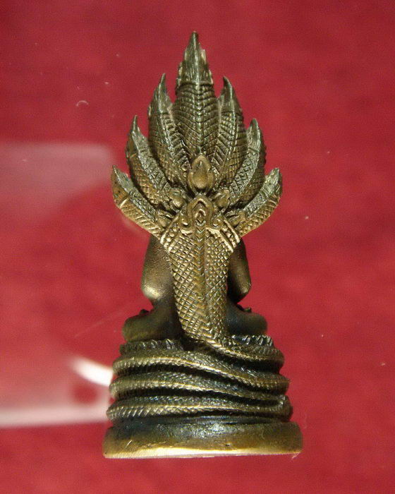 เคาะเดียว พระนาคปรกรุ่นแรก เนื้อนวะ  หลวงปู่บุญมี ปริปุณโณ วัดป่านาคูน อ.บ้านผือ จ.อุดรธานี 