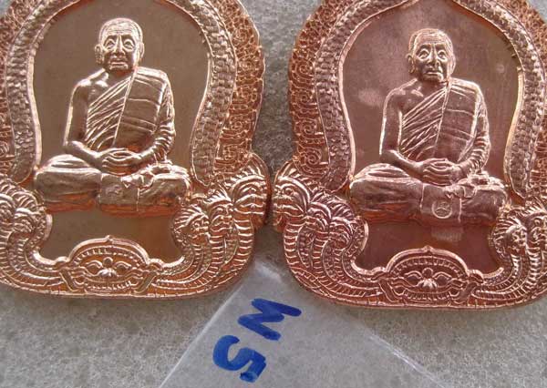 2 เหรียญมหาปราถนาไตรมาส ปี 54 หลวงปู่บุญหนา ธมฺธินโน อ.พนัสนิคม จ. สกลนคร สวยแชมป์!!