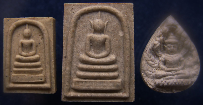 ถูกจริงๆ...150 บาท !! ชุดพระผงสมเด็จของขวัญ วัดสุทธาราม กทม. พร้อมกล่องเดิม