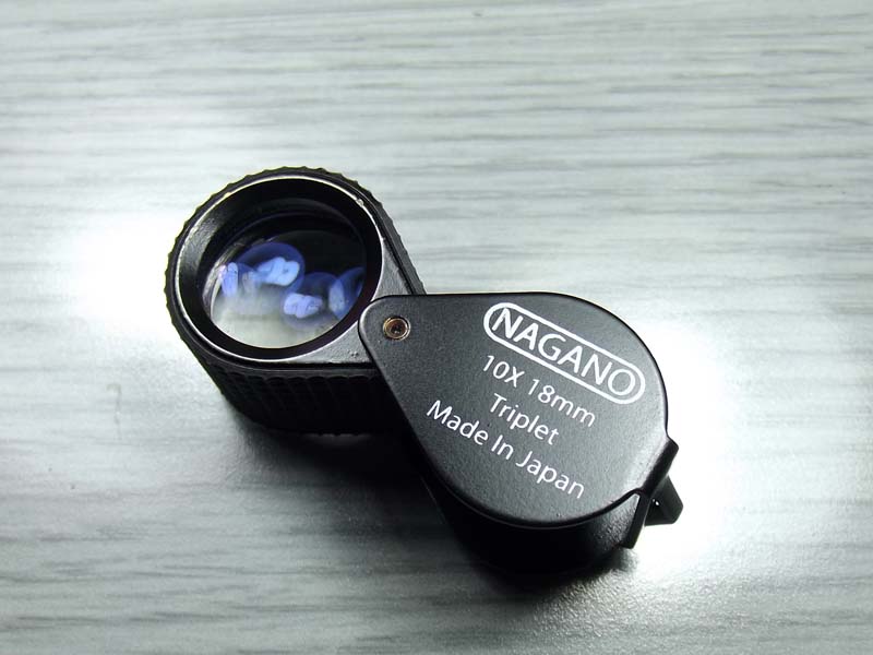 เคาะเดียวกล้อง NAGANO 10X18MM TRIPLET LENS นำำเข้าจากญี่ปุ่นเลนส์แก้วใส3ชั้นเจาะเนื้อเน้นๆ