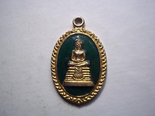 เคาะเดียวแดง/ เหรียยหลวงพ่อโสธร ลงยา