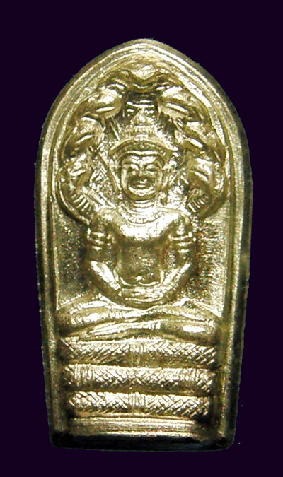 พระนาคปรกใบมะขาม " เนื้อเงิน " ... วัดระฆัง พิธี เสาร์ห้า ปี 2539 ตอกโค๊ตระฆัง สวยครับ