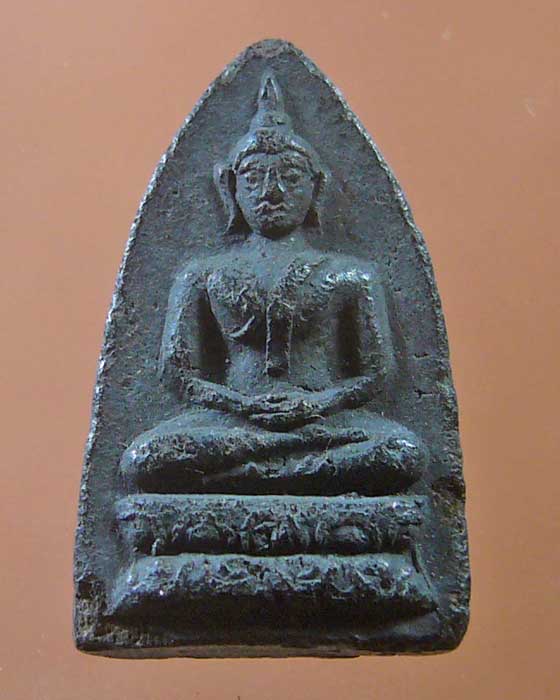 พระผงเทพนิมิตร พิมพ์กลีบบัวเล็ก อาจารย์ชุม ไชยคีรี  ปี ๒๔๙๖ (รหัส 1166)