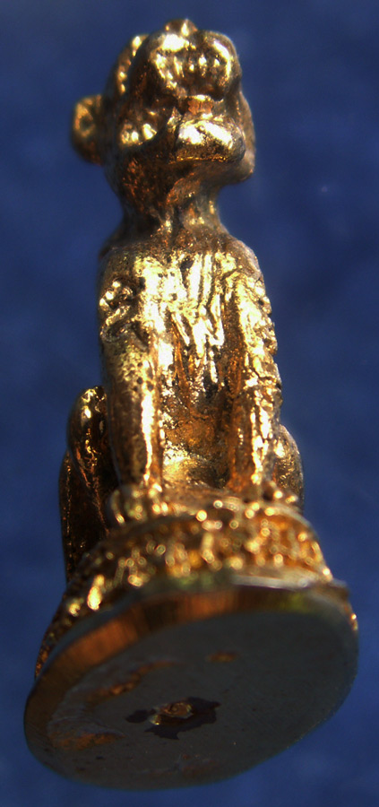 เสือหลวงพ่อบุญมี วัดเขาสมอคอน จ.ลพบุรี พ.ศ. 2539 กะไหล่ทอง พ.ศ. 2539 ตอกโค้ด (1)
