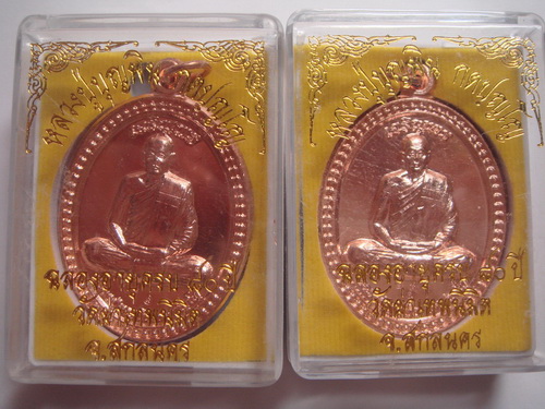 เหรียญ เนื้อทองเเดง รุ่นเจริญพร หลวงปู่บุญพิน กตปุญโญ วัดผาเทพนิมิต สกลนคร เคาะเดียวครับ