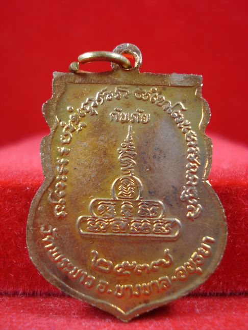 เหรียญเสมากันภัย เนื้อทองแดง ปี2537 หลวงปู่ทิม วัดพระขาว อยุธยา (เคาะแรก)