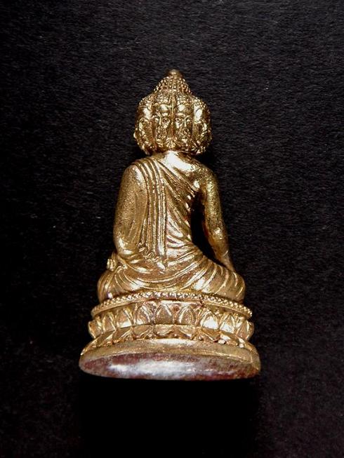 พระเศรษฐีนวโกฎ เนื้อทองเหลือง อาจารย์จอม นาตเสโน วัดบ้านดอนคู่ สุรินทร์