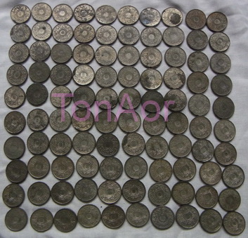 เหรียญ 1 สต. 100  เหรียญ 