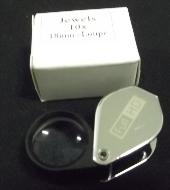 เลนส์ดีมากNikon หน้าเลนส์กว้าง18mmส่องสบาย เลนส์ 2ชั้นแบบdoublet Nikon Jewels Loupe